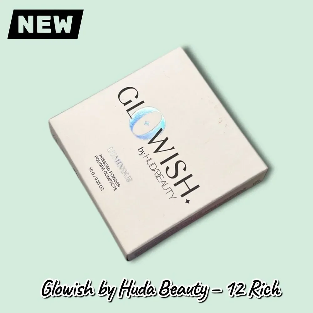 New Glowish by Huda Beauty Luminous Pressed Powder – Shade: 12 Rich